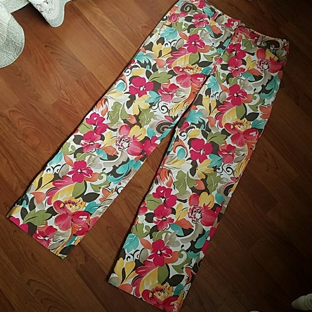 Bright and fun Talbots resort pants